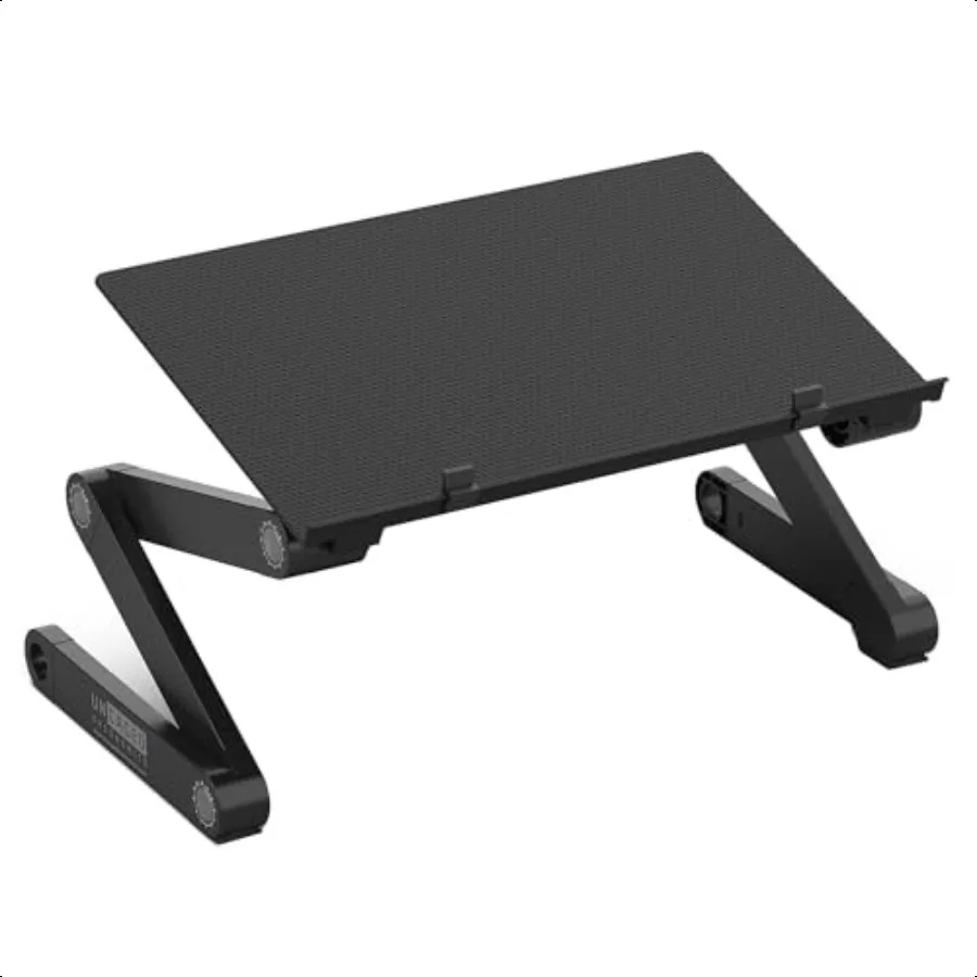 

WorkEZ Adjustable Laptop Stand for Desk Adjustable Height Laptop Stand Ergonomic Foldable Portable PC Holder Computer Riser Hom