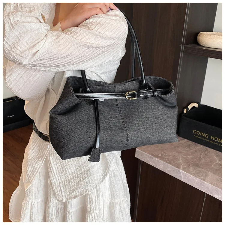 Fashionable Versatile Casual Large-Capacity Shoulder Bag for Women description 36