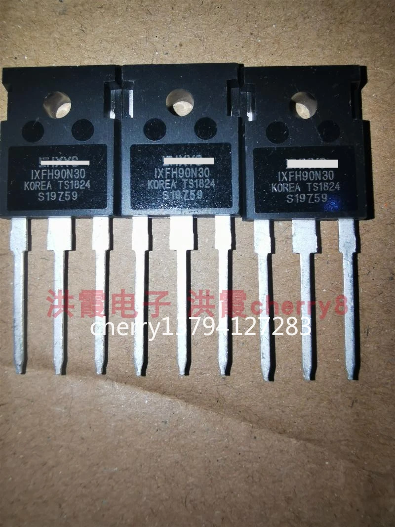 (5pcs)IXFH90N30  TO-247   new   the test pass  Electronic Components & Supplies)