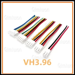 JST VH 3.96mm Pitch Single Female Plug Wire Cable Connector 2P 3 4 5 6 8 10 Pin VH3.96 22AWG Wires 10CM 20CM 30CM