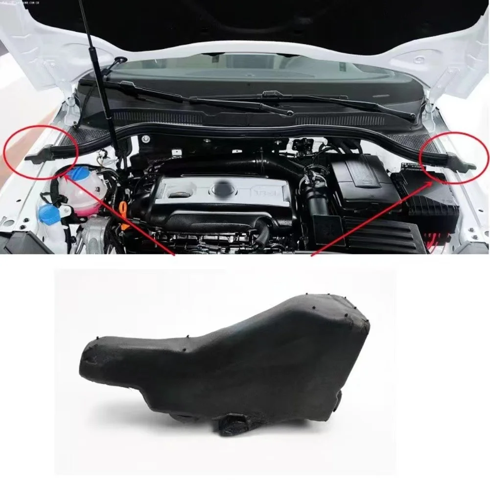 1 Pair Hood Bonnet Seal Filler 3C8823730A 3C8823729 Front Hood Buffer Pads Rubber Car Exterior Accessories Auto Seals