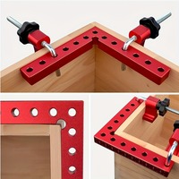6 Pack 90 Degree Aluminium Alloy Positioning Squares Right Angle Clip L-Type Corner Clamp for 4.7 and 5.5\