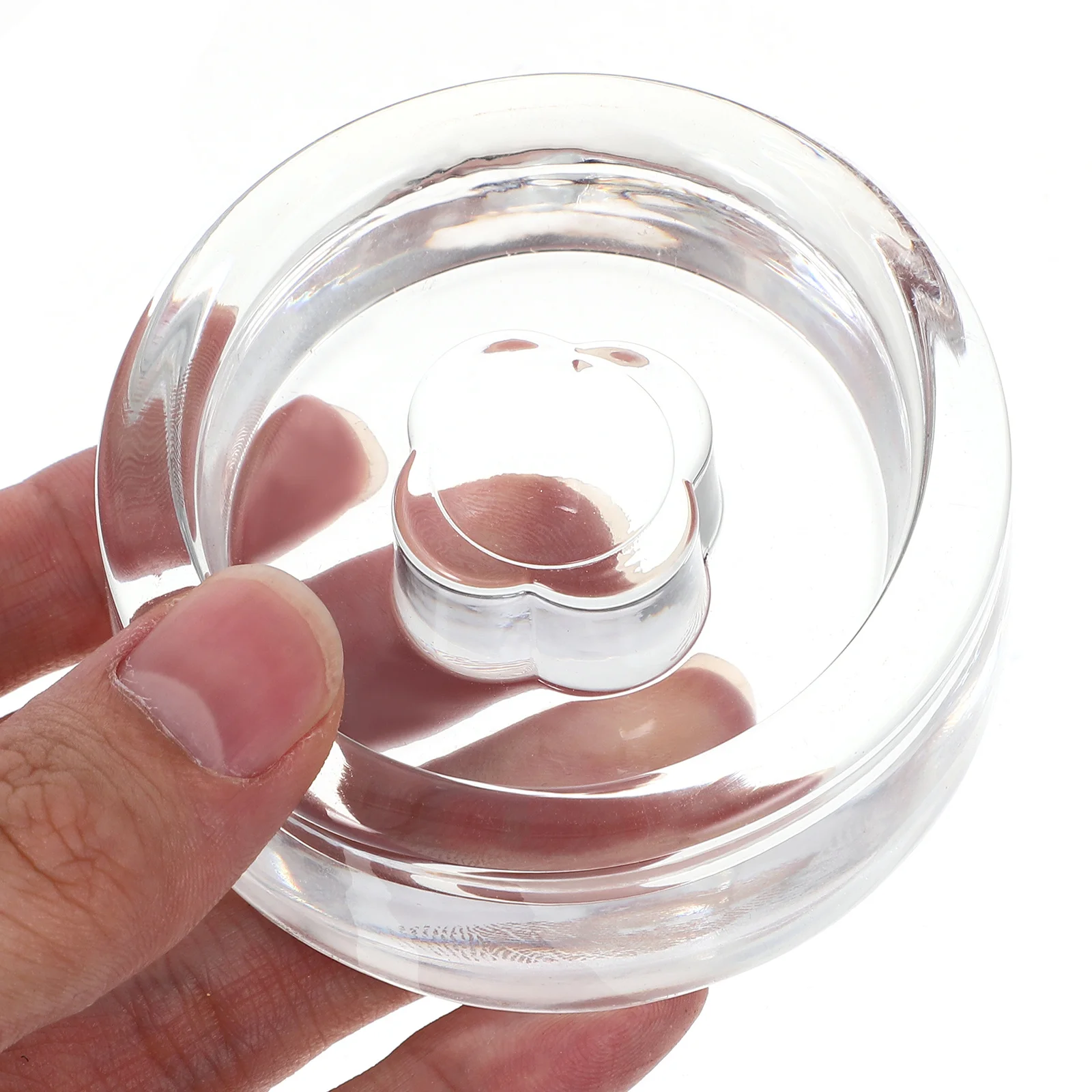 

Fermenting Lids for Wide Mouth Jars Glass Weight Seal Cap for Healthy Kimchi Sauerkraut Fermented Foods Easy Grip Jar