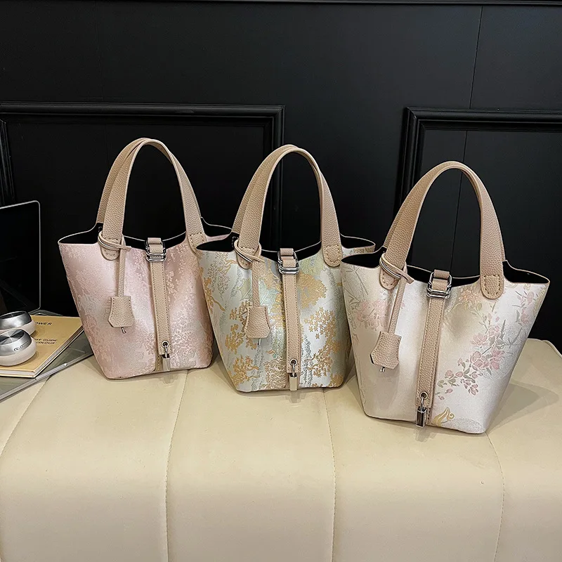 Handgemachtes DIY-Material-Set für Damen Korbtasche Schulter- & Handtasche