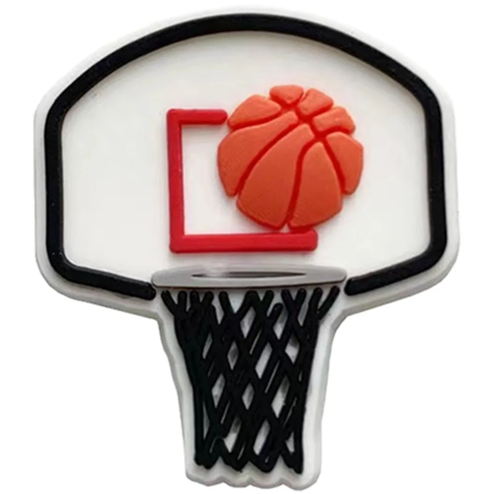 Basketball PVC Schuhschnalle Herz Krone Designer Schuhe Charms Zubehör Clogs Dekorationen Clips Unisex Geschenkbevorzugung – Detail 20