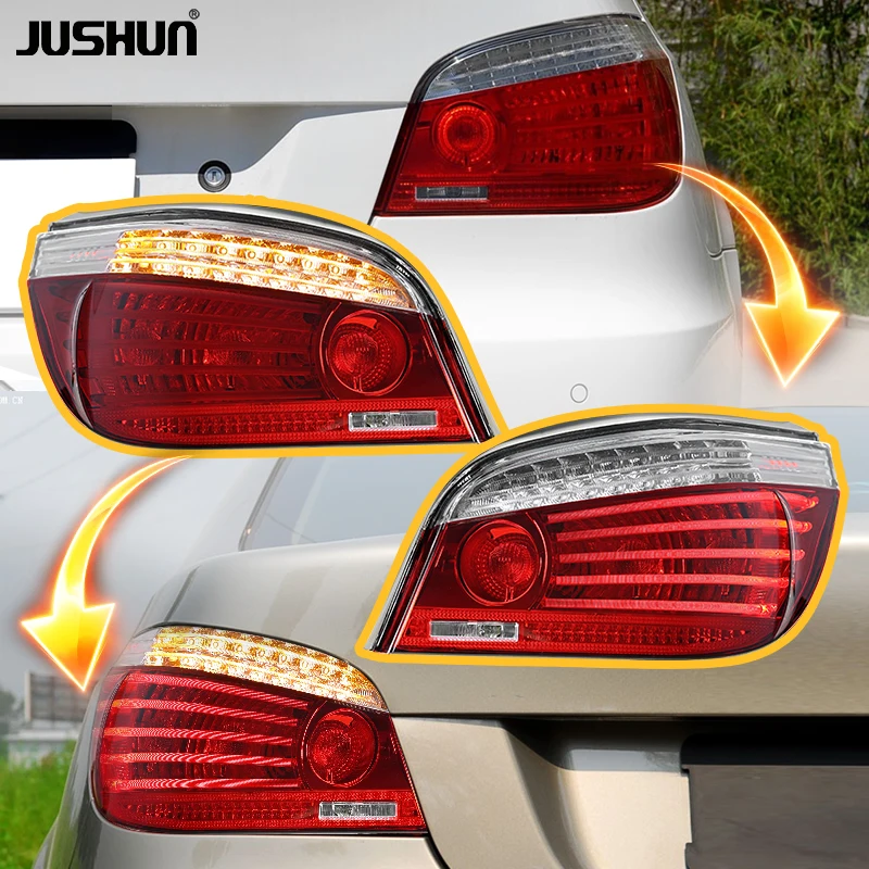 Modified LED Rear Taillamp For BMW E60 5 Series 03-09 Multi-Function Brake Reverse Signal Tail Light Direct Replacement Parts