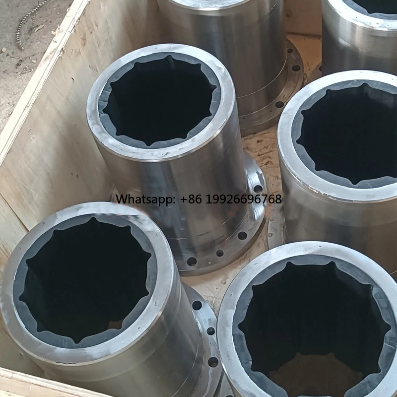 

Self-Lubricating Brass Fluted Spiral Bearing Nitrile Rubber Lined Marine Supplies factory