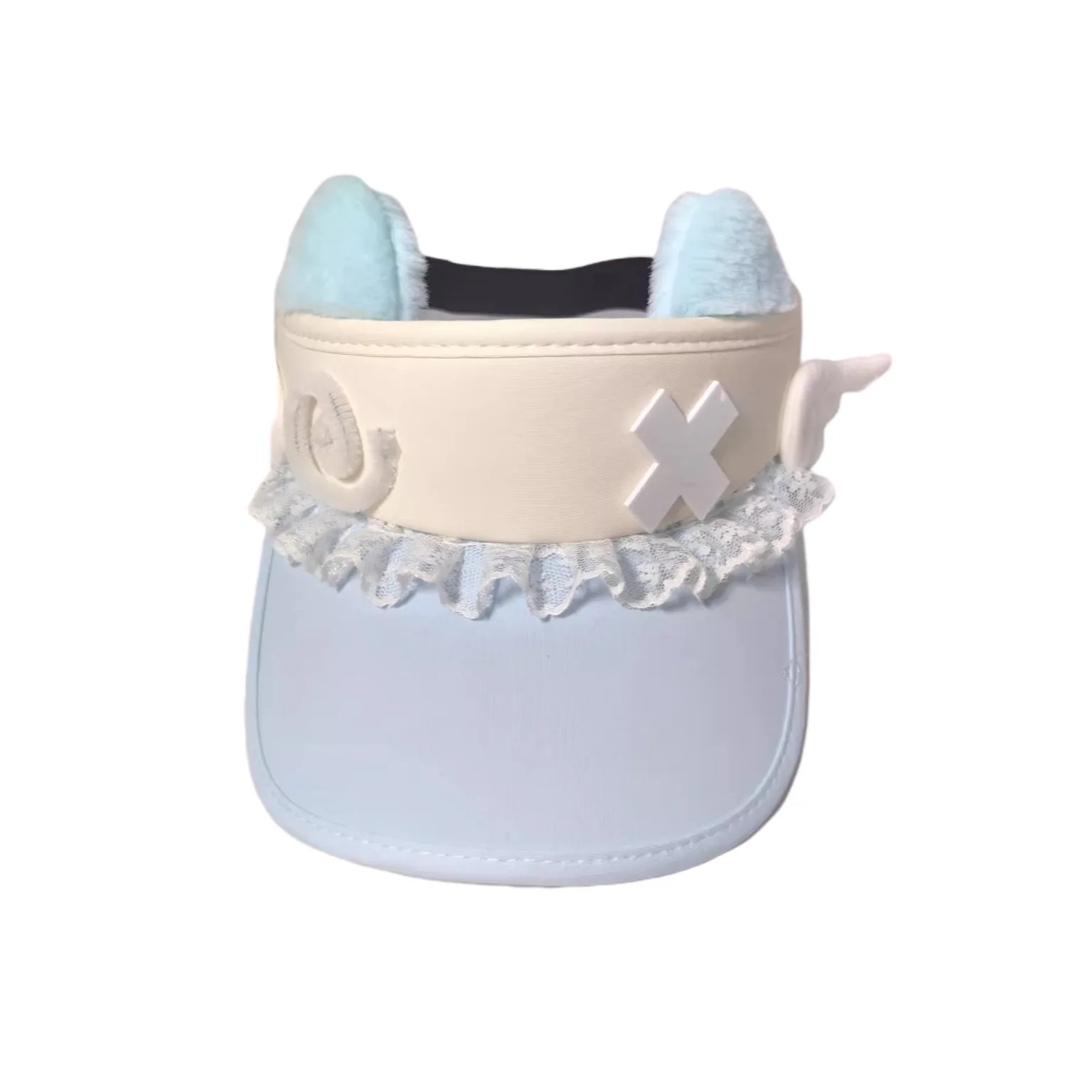 الفتاة الحلو نمط قبعات Kawaii القبعات القط الأذن المفتوحة قبعة الشمس ثقافة فرعية قبعة لطيف لوليتا نمط Y2k قبعات الموضة الصيف قبعة الشمس #6