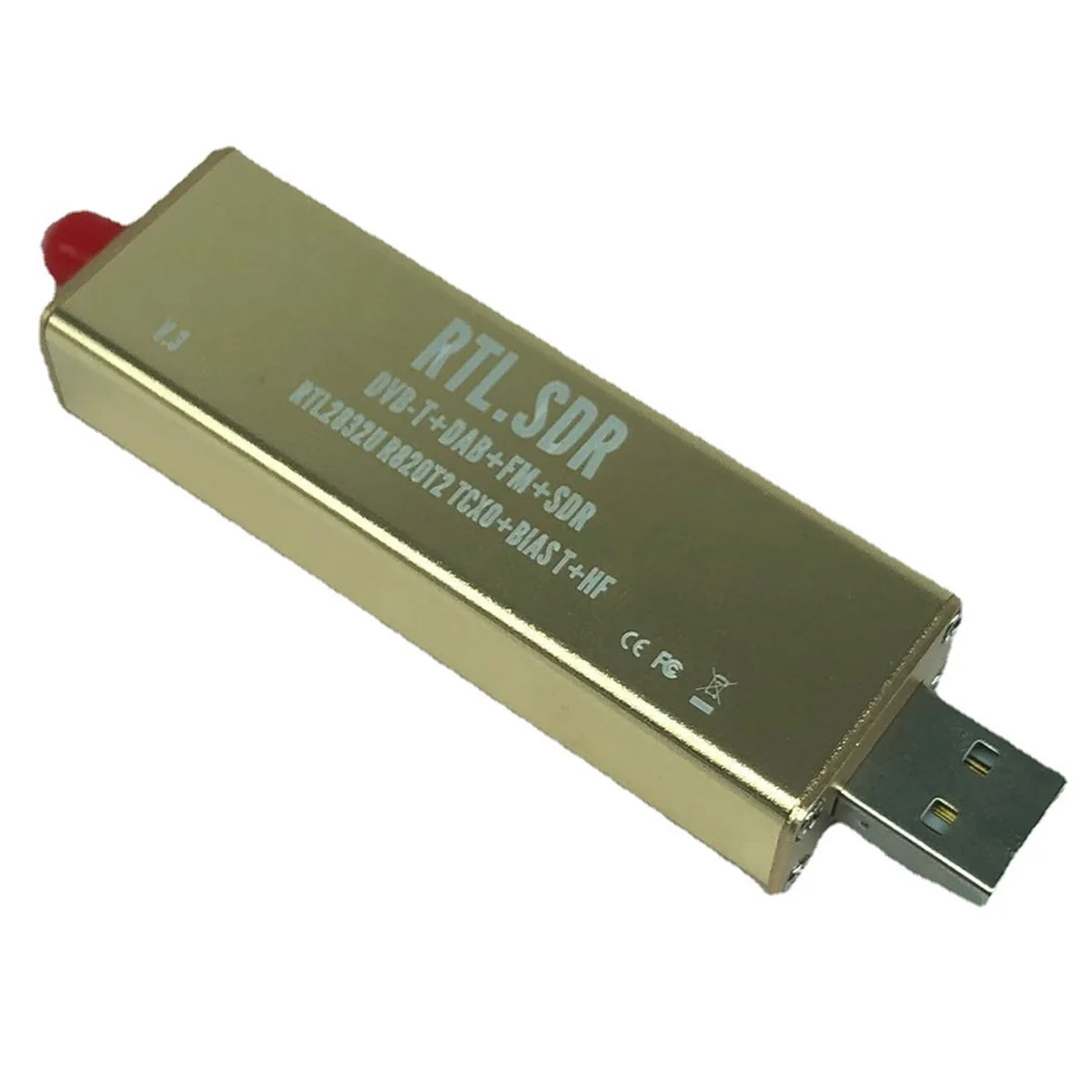 A57G-RTL SDR-приемник V3 Pro 100 кГц-1,7 ГГц Встроенный TCXO для радиолюбителей SDR RTL Aviation Band ADSB для UHF VHF HF AM FM