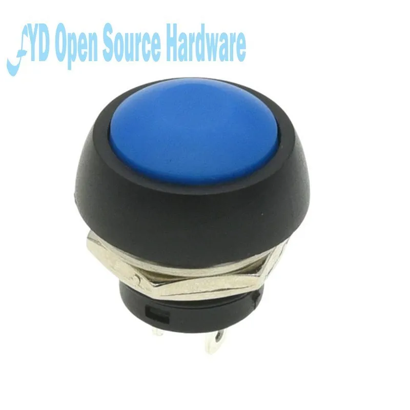 PBS-33B 2Pin Mini Switch 12MM Waterproof Momentary Push Button Switch Since The Reset Non-locking