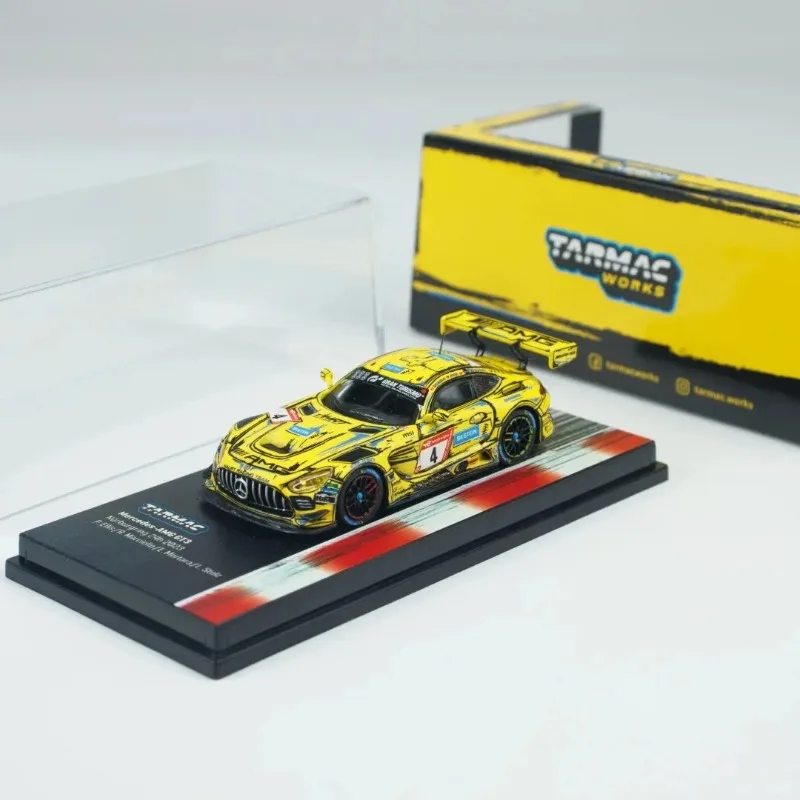 

Tarmac Works TW 1:64 Mercedes-AMG GT3 Nürburgring 24h 2023 Alloy Car Model Collection Toy Birthday Gift