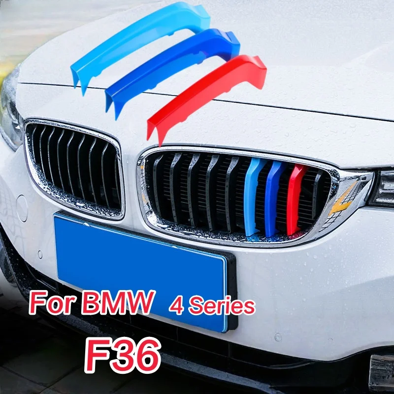 

3D накладка на переднюю решетку автомобиля, накладка на решетку для BMW F36 4 серии 2014, 2015, 2016, 2017, 2018, 2019, 2020 M, наклейки, аксессуары
