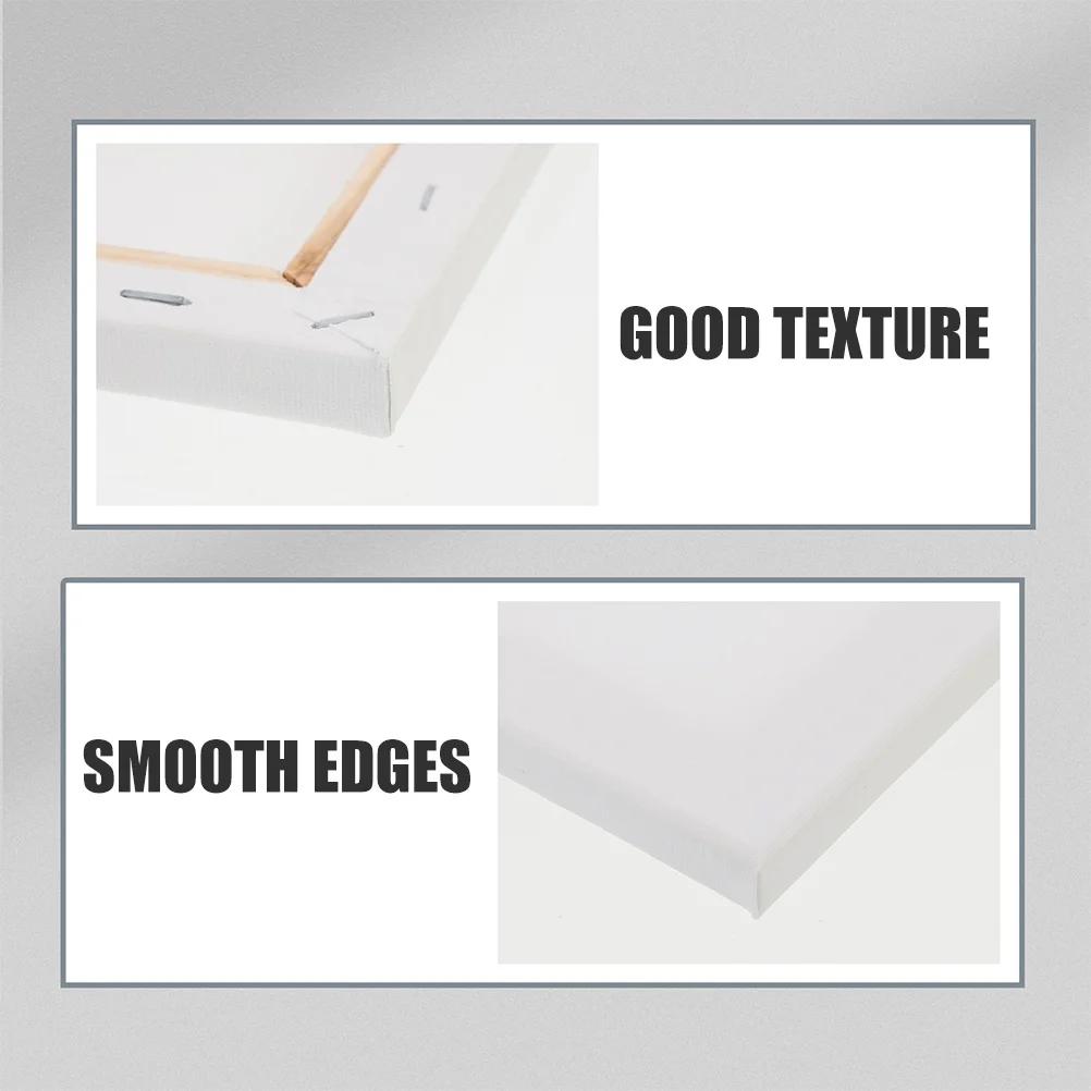 

4Pcs Artist Oil Painting Panels Canvas Boards Smooth Edges Safe Material for Acrylic Oil Paint Drawing Creation Art Sketch