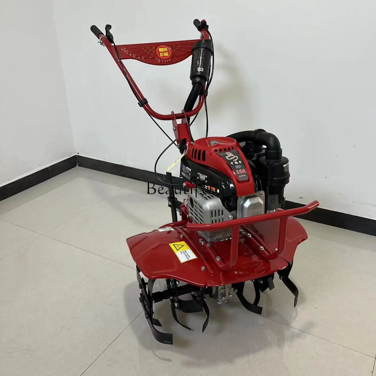 Small Household Cultivation Machine Weeding and Furrowing Rotary Tiller