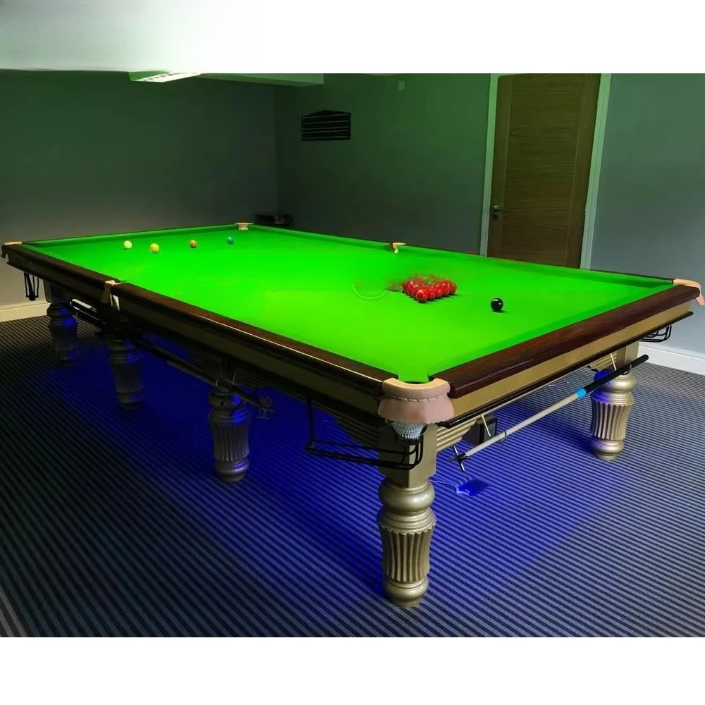 Professional Russian Billiard Russian Ball 12ft Solid Wood Russian Snoker Billiard Table for bar Use