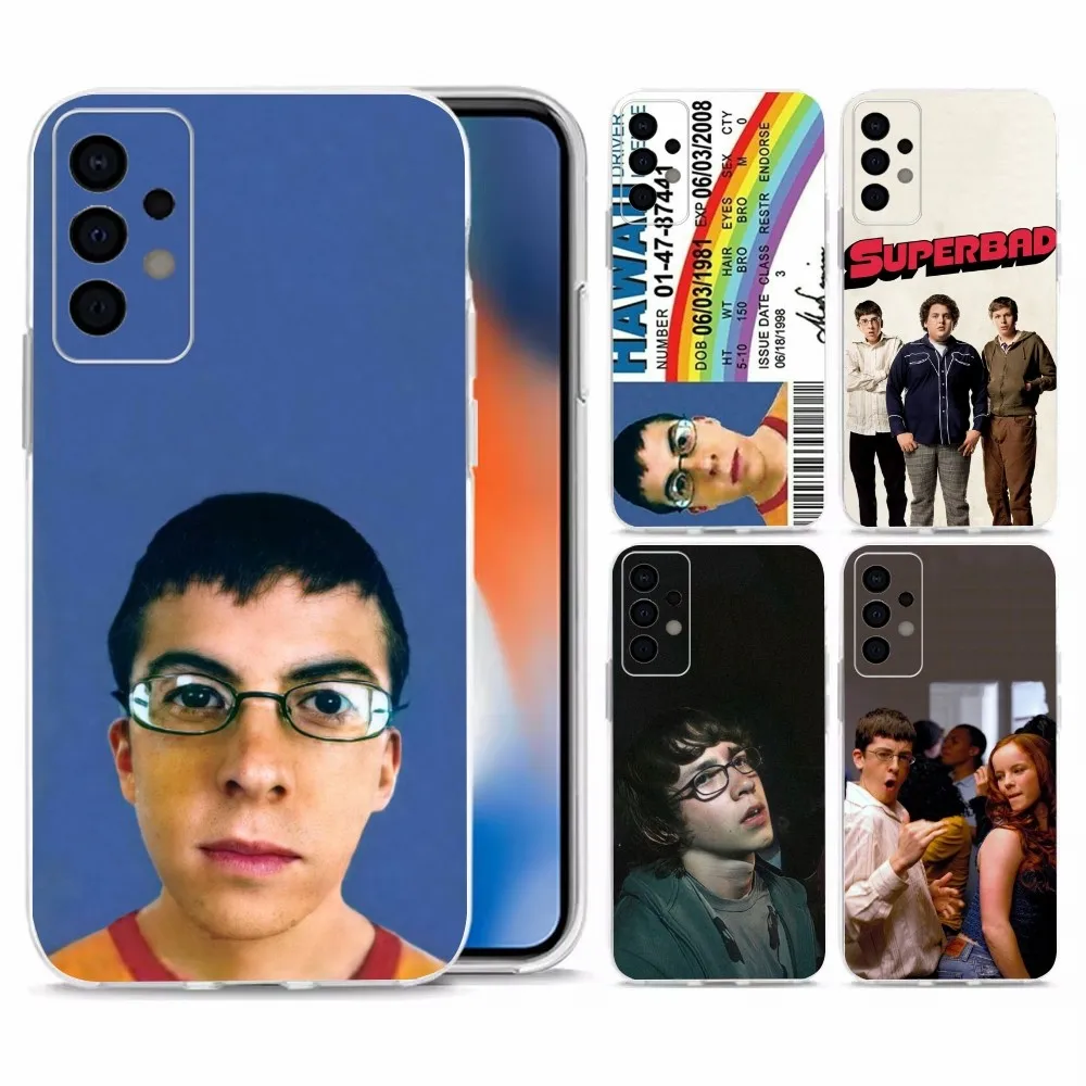 

M-Mclovin Superbads Phone Case For Samsung Galaxy A71,70,52,40,51,31,A50,21S,30S,Note20ultra Transparent Cover