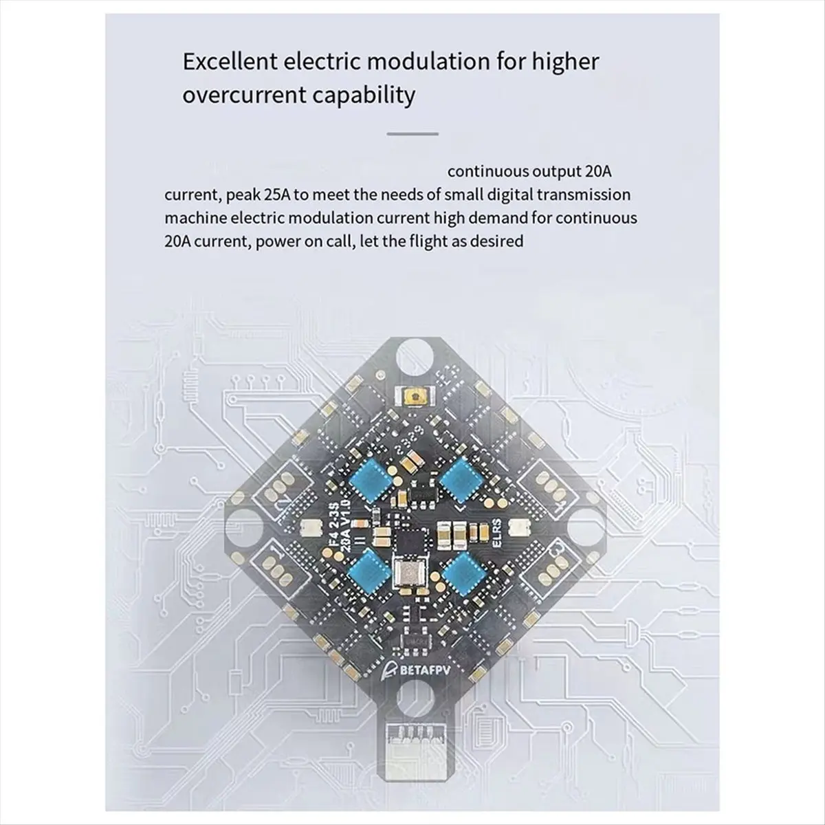 

ABME For F4 2-3S 20A AIO FC V1 Module for Pavo Brushless Quadcopter HX115 SE Toothpick Drones