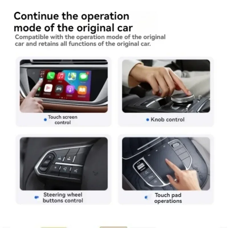 Android 13 Smart CarPlay Ai Box Wired To Wireless CarPlay Wireless Android Auto for Netflix for YouTube GPS 5GWiFi 2024