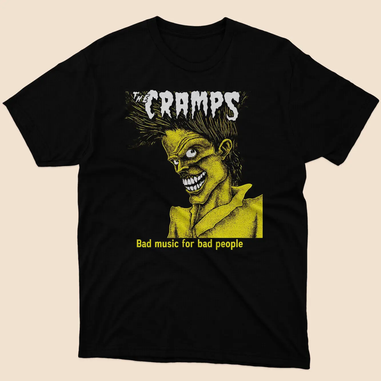 

the Cramps Bad Music for People T-Shirt Black Size S to 5xl