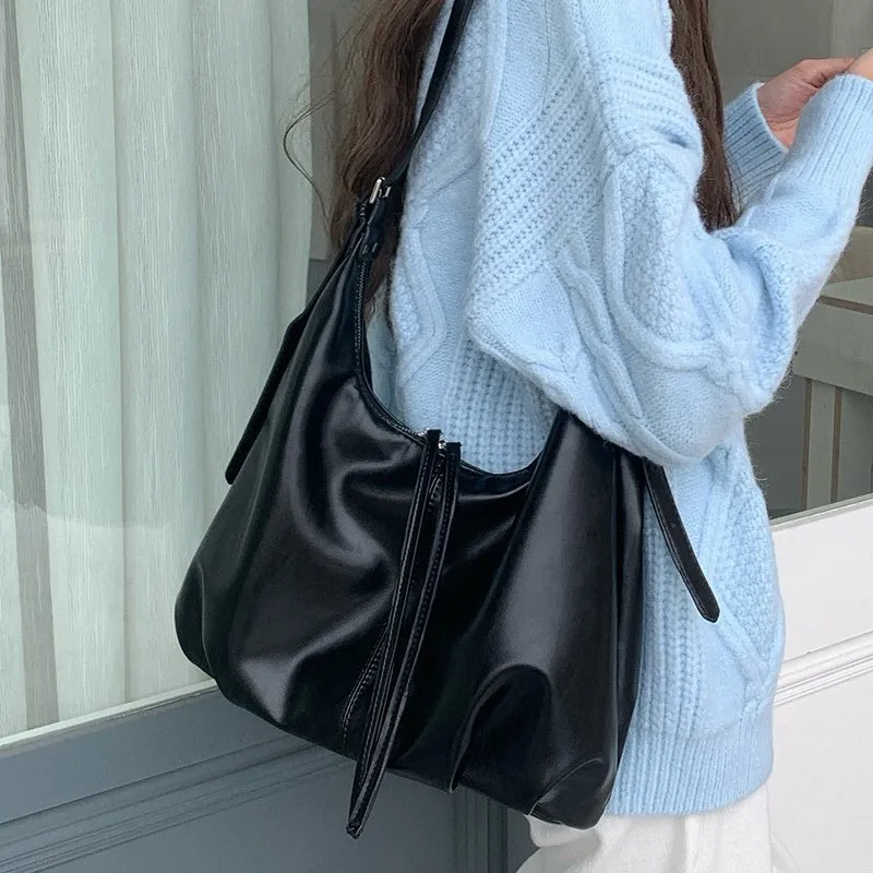 Vintage Luxury Tote Bags Designers Casual Lage Capacity Women's Shoulder Bag Simple Commuting Female Crossbody Bags Handbags