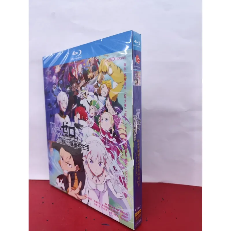 Re Zero Starting Life in Another World Season 1-3 Blu-ray Disc Set Brand New Unopened