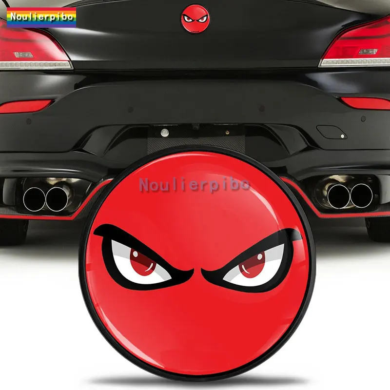 3D Car Sticker Epoxy Decal Dome Decal Compatible BMW Emblem Car Sticker Hood Front and Rear Hood Trunk Waterproof Vinyl Decal