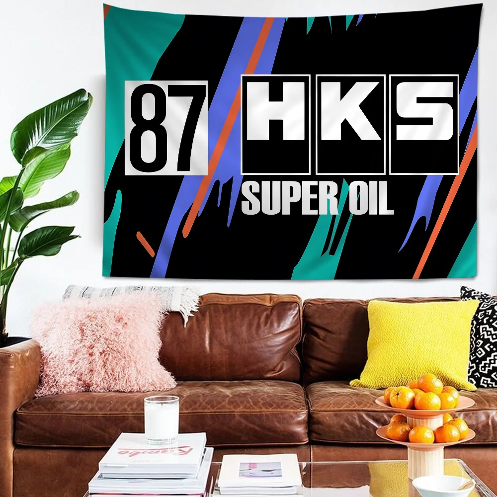 

HKS R32 GT-R Anime Tapestry Cheap Hippie Wall Hanging Bohemian Wall Tapestries Mandala Home Decor