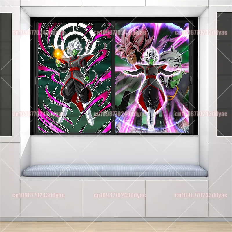 Adesivo de parede impresso lona mar dragon ball wukong brinquedos de lona decoração de arte de alta qualidade decoração de quarto infantil