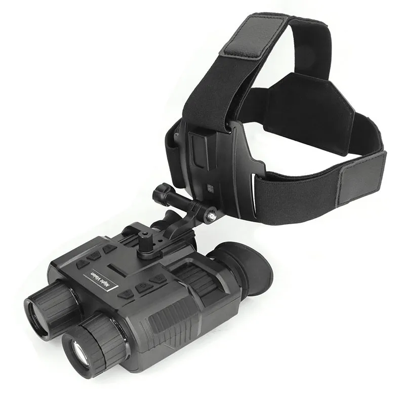 NV8000 4K 3D Night Vision Binoculars Infrared Head Mounted Night Vision Goggles for Hunting Camping