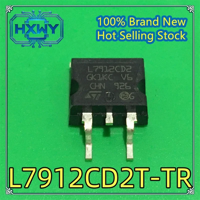 

(5/50 pieces) L7912CD2T-TR L7912CD2 TO263 linear voltage regulator imported IC chip fast shipping