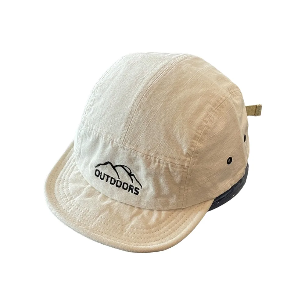 AliExpress NONE Casual Short Brim Baseball Cap Quick-Dry Adjustable Sun Hat Lightweight Sun Protection Sunscreen Cap Women Men