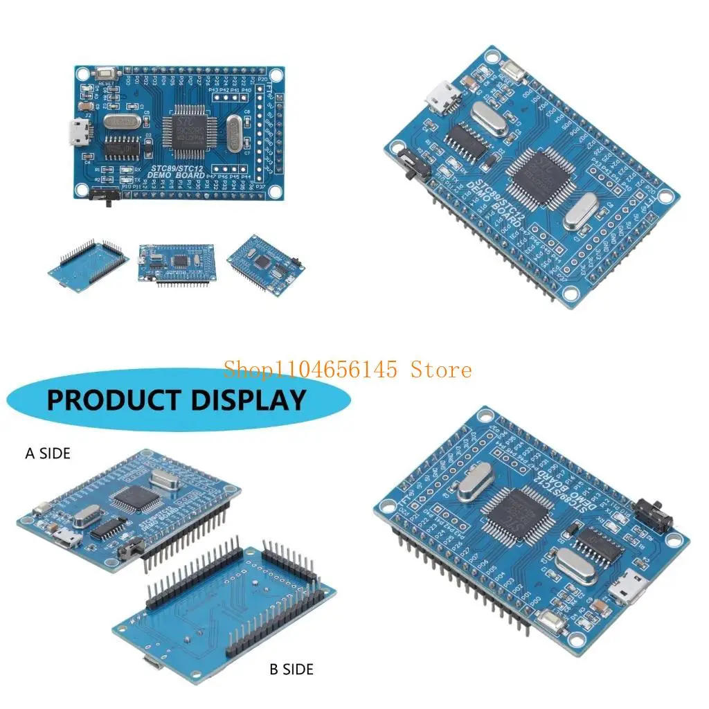 

5asd Ready to Use STC89C52 STC51 Cores Development Board with Integrated Basic Circuit
