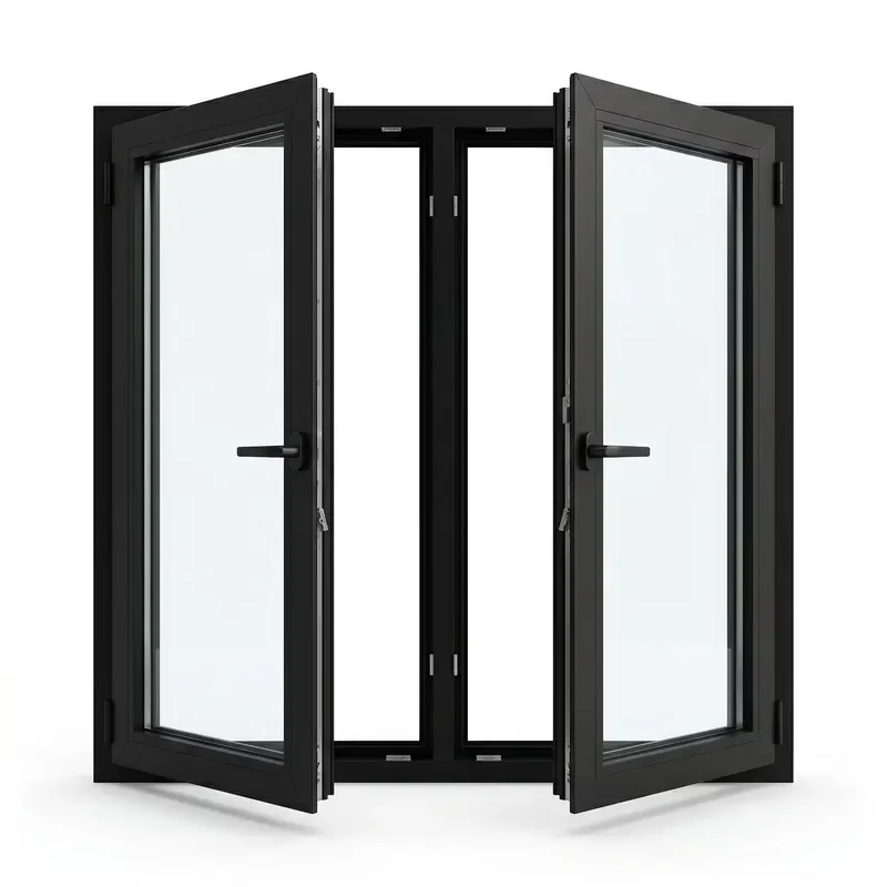 for Aluminum Alloy Balcony Sliding Glass Window with Insulating Glass and Insect  External Installation