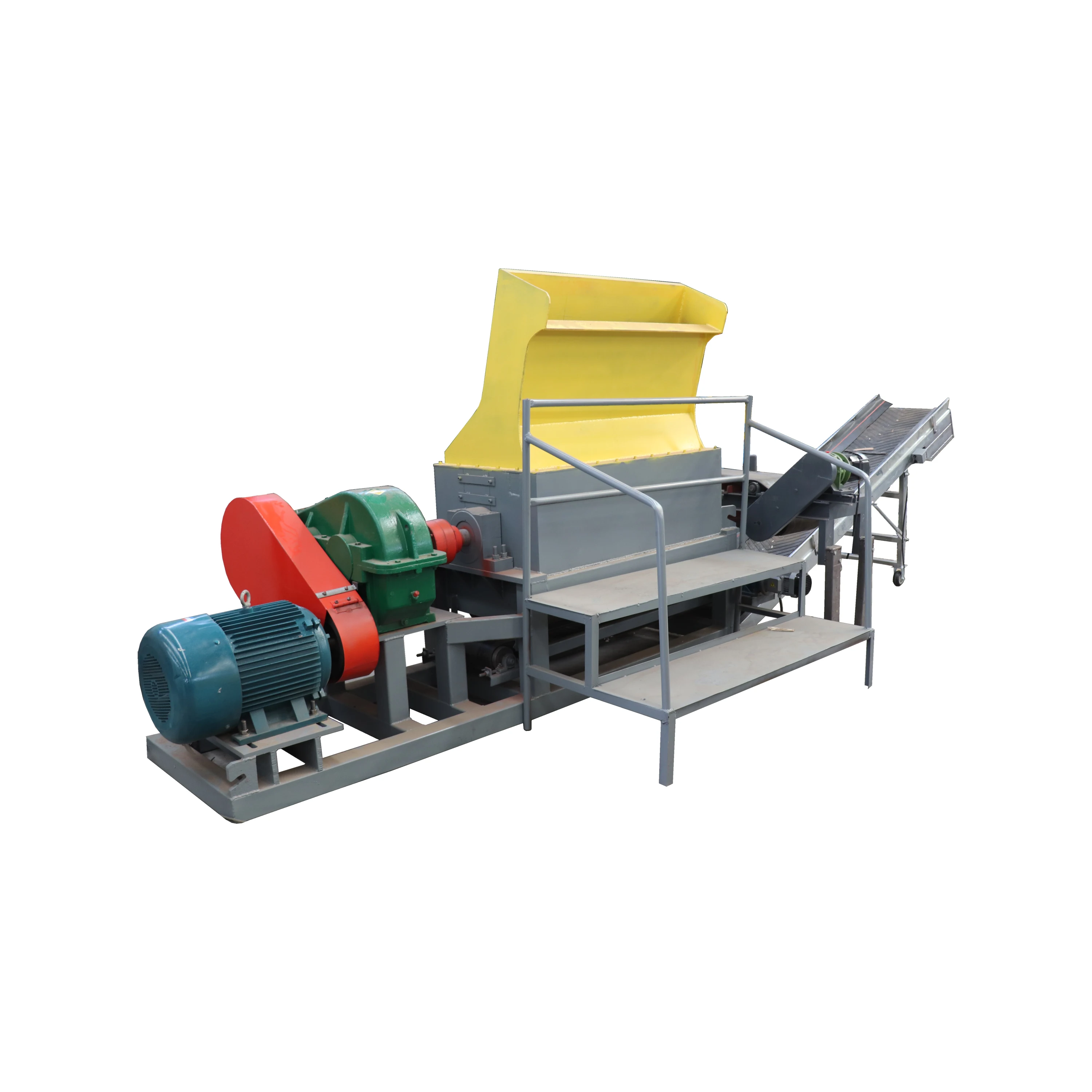 Sawmill-world SHTF1350 Wooden Pallet Crusher | 60 Pallet/Hour Industrial Pallet Crusher, Power 37kW, Recycling Warranty 1 Year