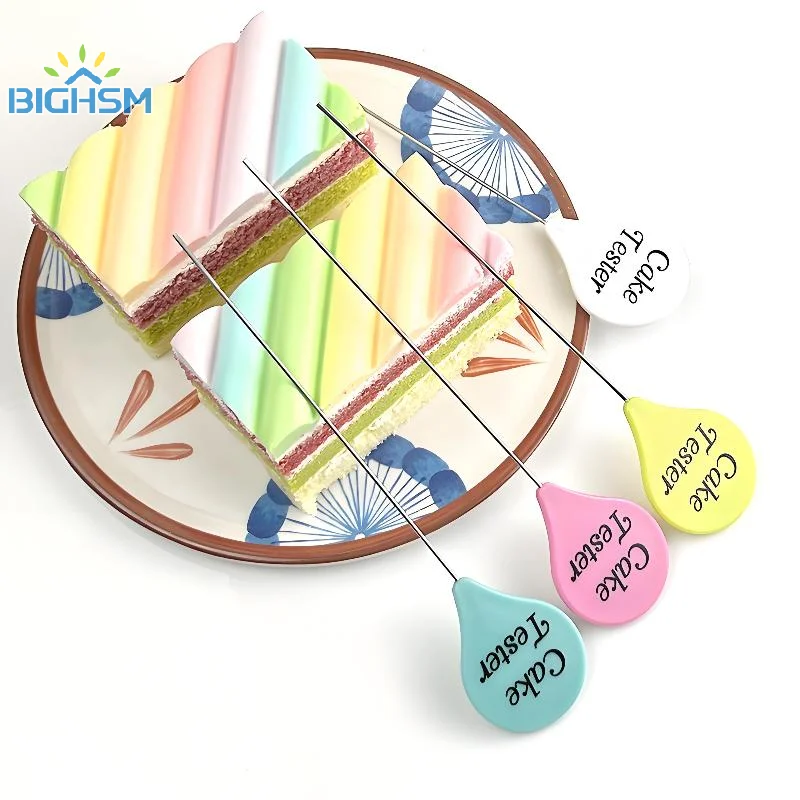 Cake Tester Probe Reusable Stainless Steel Cake Testing Needle Sticks For Bread Biscuit Muffin Pancake Baking Accessories