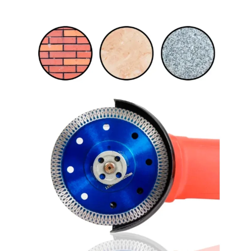 

AT63-Diamond Saw Blade For Angle Grinder 105 115 125Mm Porcelain Tile Marble Cutting Blades