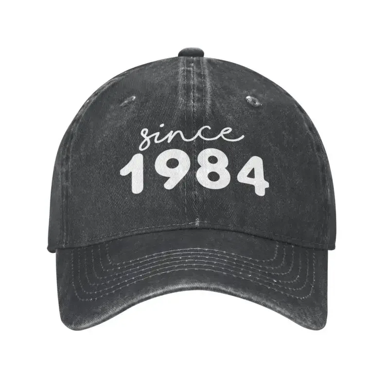 

Punk Cotton Since 1984 Birthday Baseball Cap for Women Men Breathable Dad Hat Outdoor