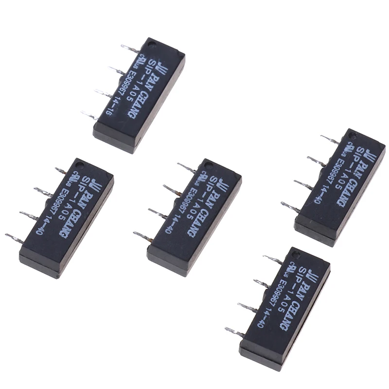 5Pcs 4pin 5v relay sip-1a05 reed switch relay for pan chang relay..