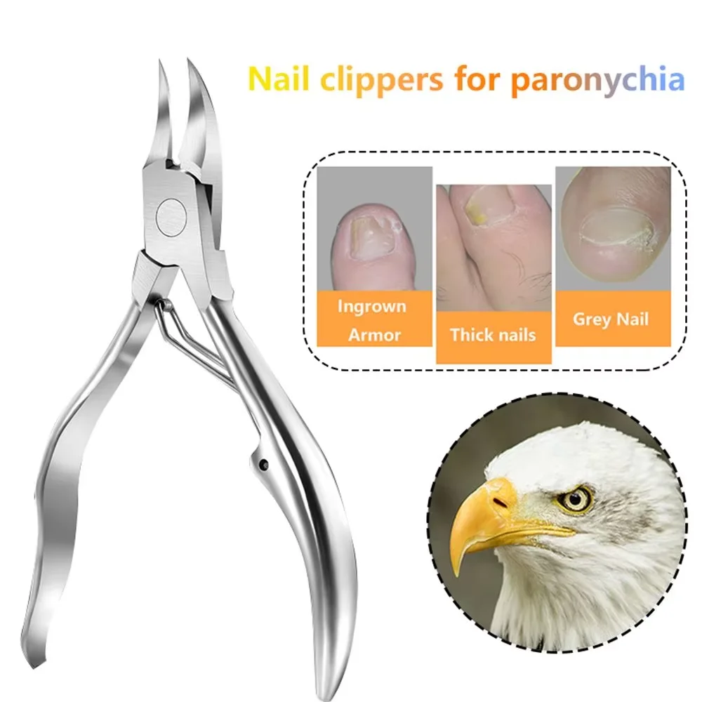 

Nail Scissors Cuticle Clipper Manicure Nippers Dead Skin Remover Stainless Steel Pedicure Tool Trimmers Eagle Beak Plier