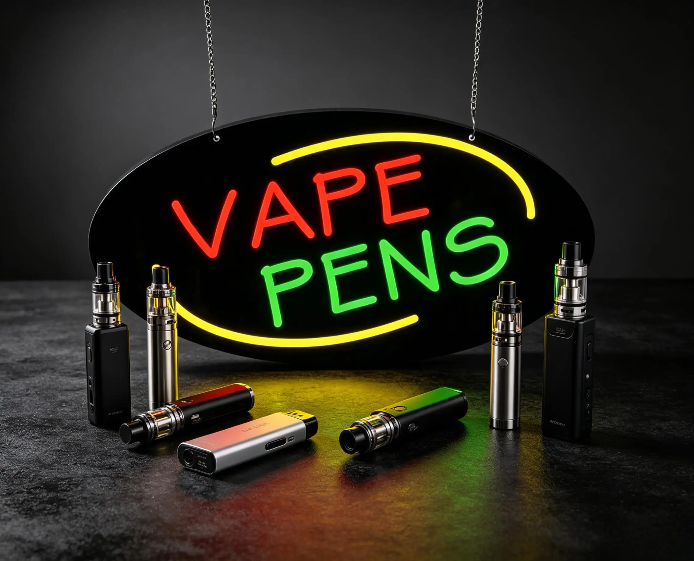 Vape Pens Neon Sign Dimmable LED Light for Vape Shop Business Wall Window Display Commercial Store Advertising Art Sign view 3