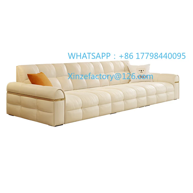

Customizable small apartment simple sofa straight row