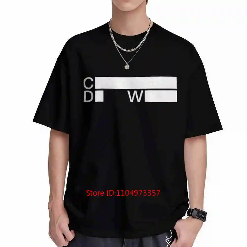 Charlotte De Witte Minimalist CDW Design Short Sleeve Tee 100% Cotton T-Shirt