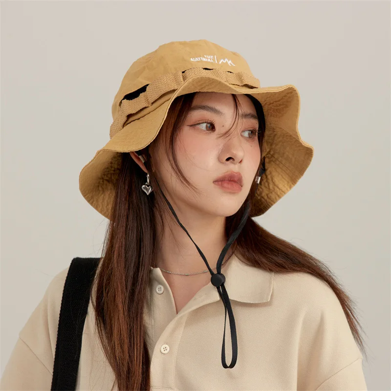 Outdoor Mountaineering Hat Men Women Four Seasons Versatile Leisure Hat Korean Retro Neutral Fisherman Cap Quality Basin Cap