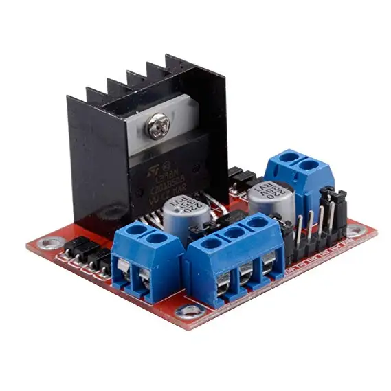 2 pz/lotto Nuovo Dual H Bridge DC Motore Passo-passo Azionamento Modulo Scheda Controller L298N per arduino KIT FAI DA TE