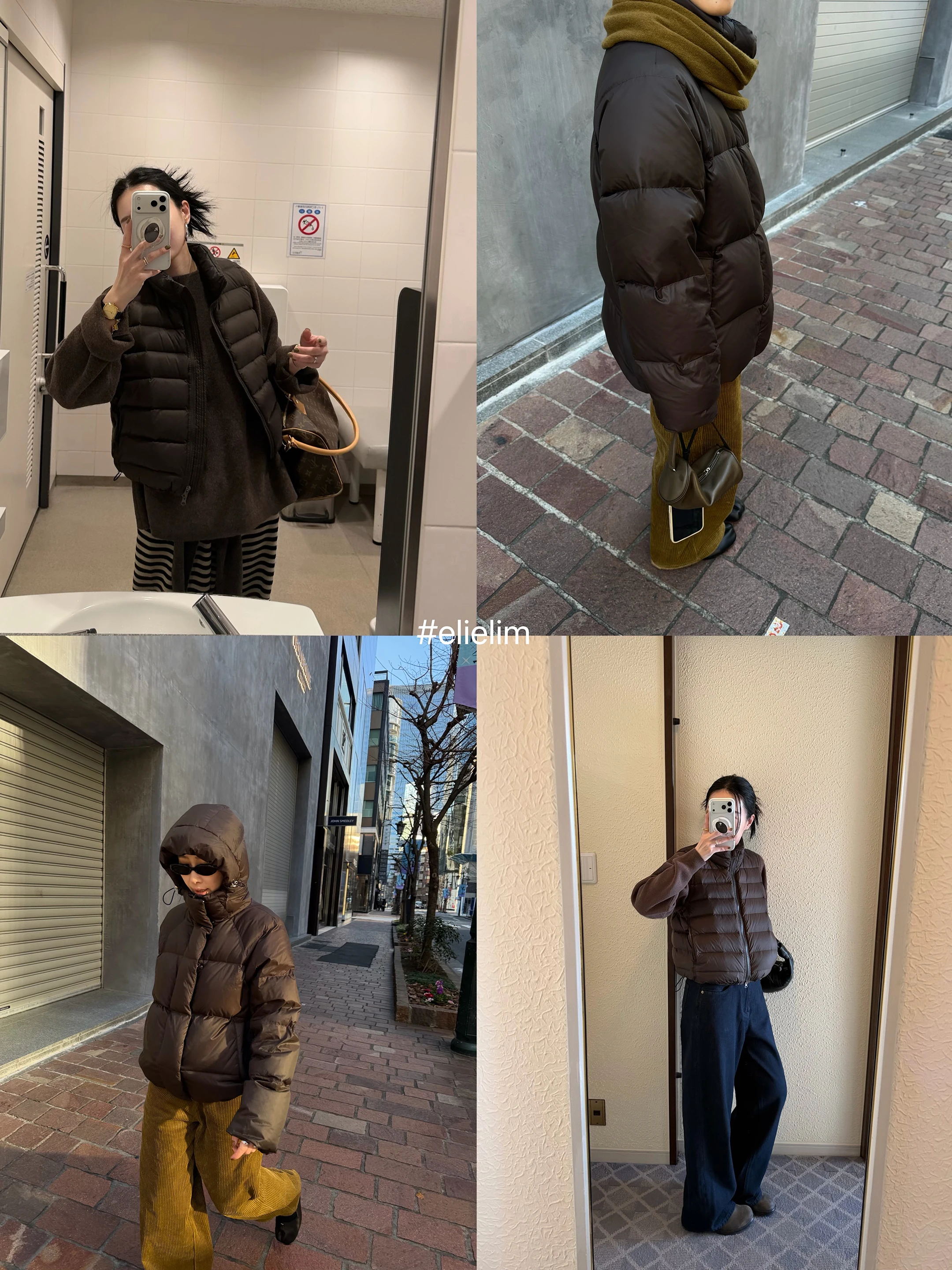 

Elielim Women's Detachable Hooded down Jacket Shoulder Sleeve Insertion Thickened Long Sleeve Warm Fleece Zipper Closure Casu...