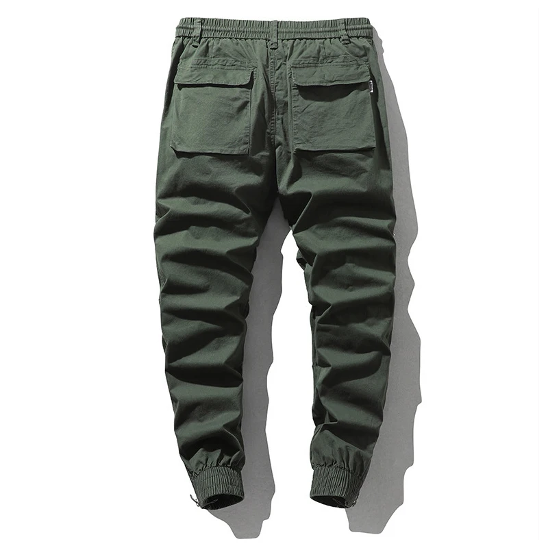 Vintage Washed Cargo Pants Men High Street Loose HipHop Casual Trousers Oversized Harajuku Mid Waist American Pants joggers men