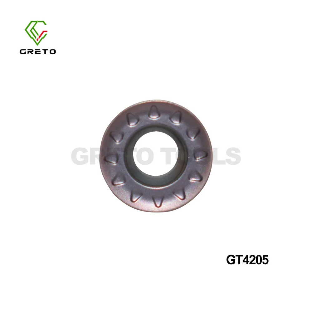 GRETO RPMT08T2MOE-JS GT4202 GT4204 Твердосплавная торцевая фреза RPMT 08T2 MOE-JS RPMT 08T2MO