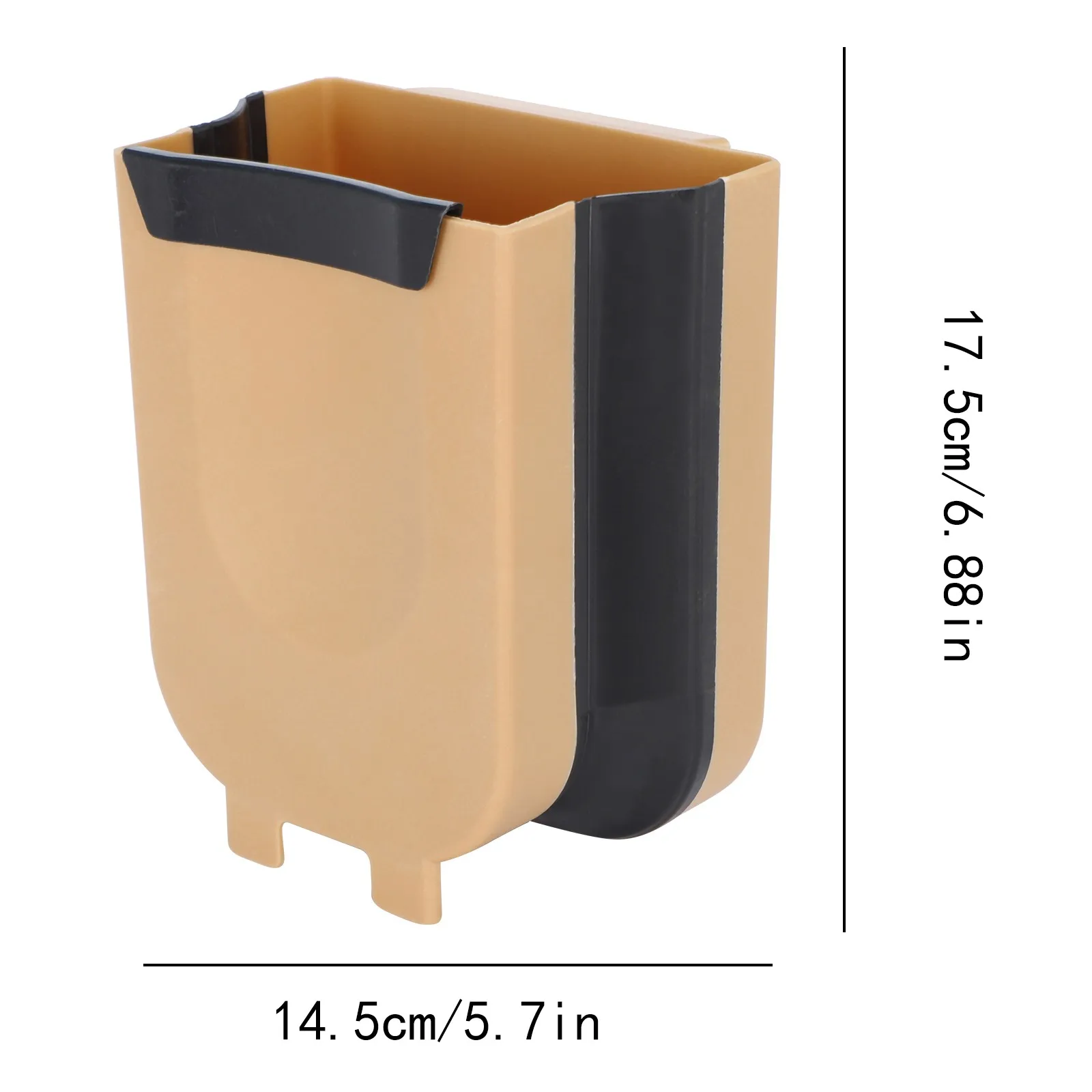 Wall Cabinet Hanging Folding Trash Small Kitchen Mounted Door Waste Kitchen,Dining & Bar