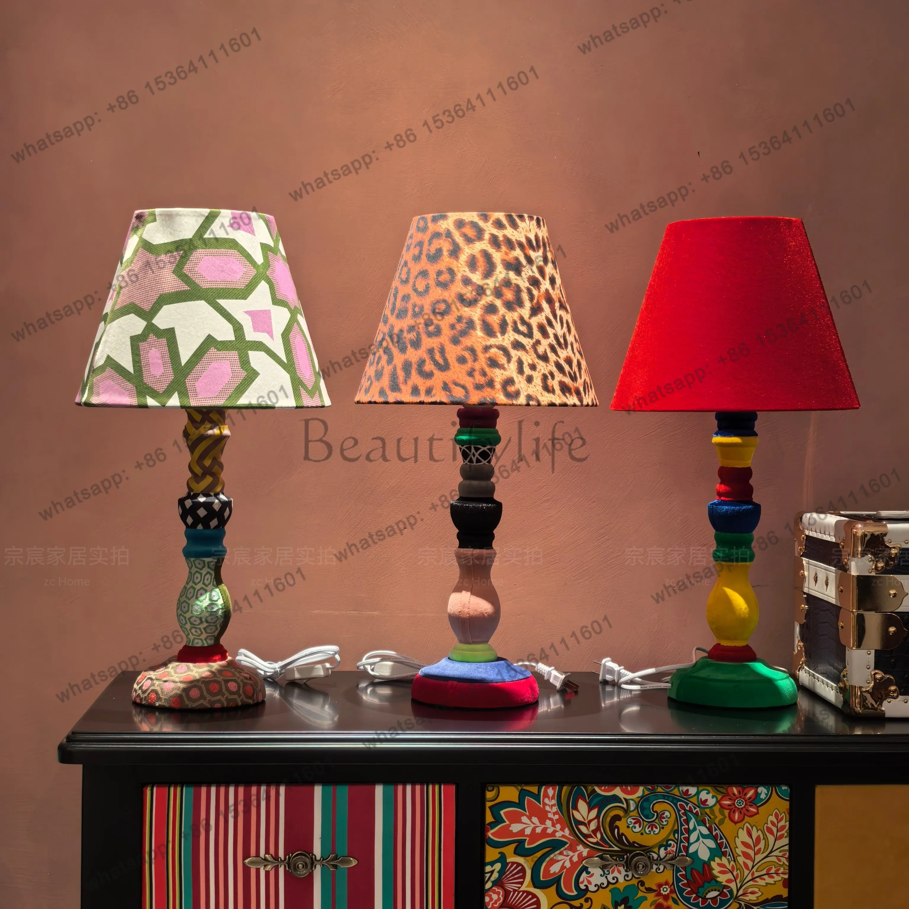 Art multi-color ornament bedroom bedside creative simple art romantic decorative luminous ornament
