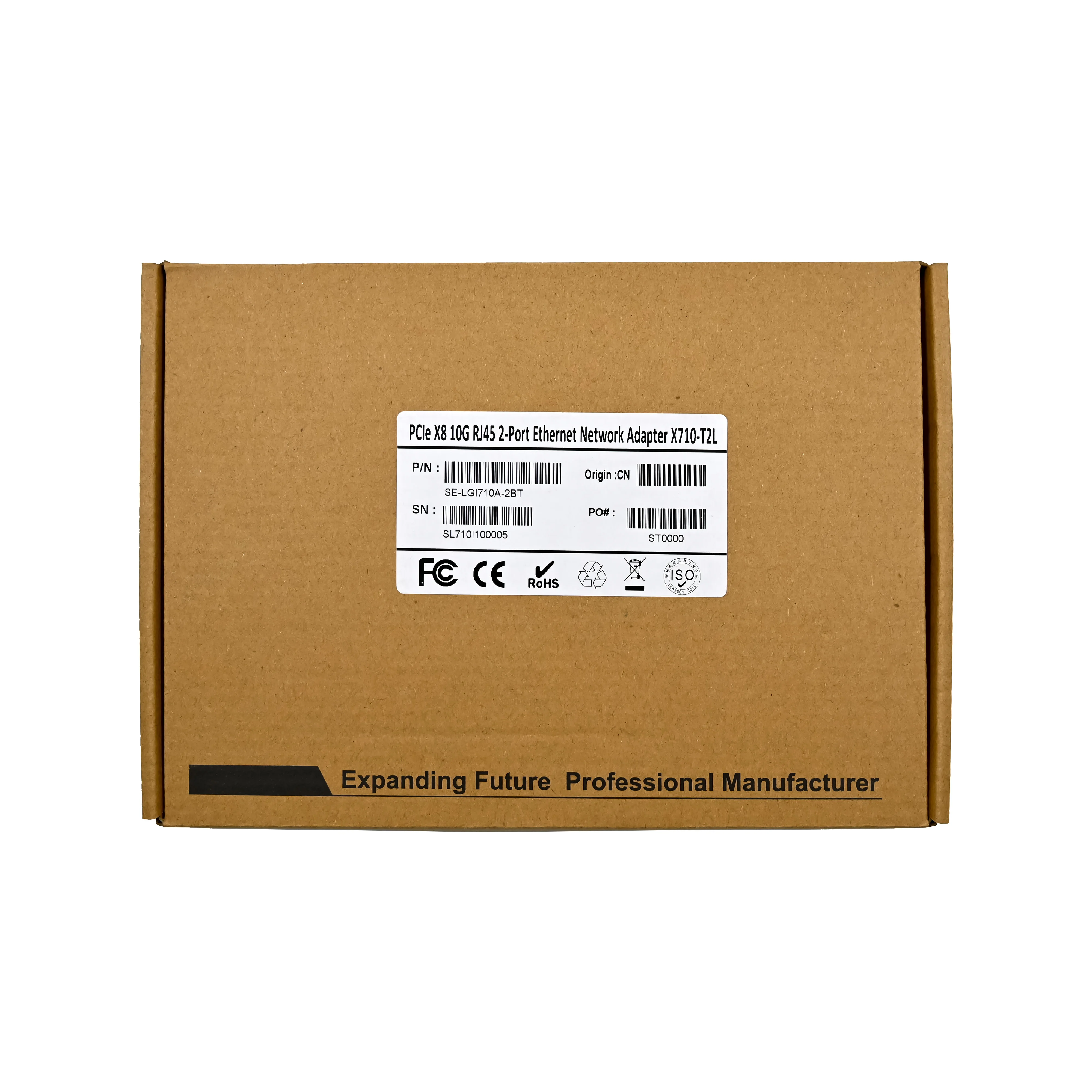 PCIe X8 Intel X710-T2L Dual-Port 10G Ethernet Card